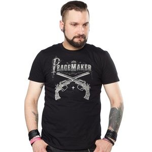 Se7en Deadly Peacemaker Dueling Guns T-Shirt